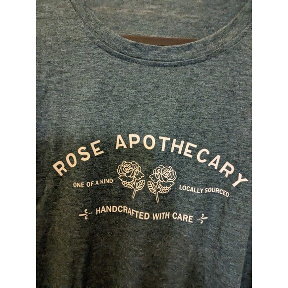 Rose Apothecary Unisex Medium Gray Short Sleeve T-shirt Schitt's Creek M - Picture 2 of 2